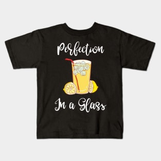 Perfection in a Glass Kids T-Shirt